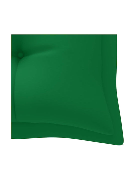 vidaXL Garden Chair Cushion with Backrest Green 180x50cm