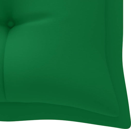 vidaXL Garden Chair Cushion with Backrest Green 180x50cm