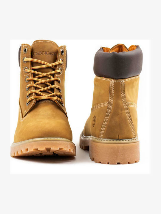 River Leather Boots Yellow / Brown