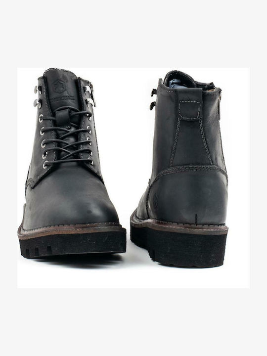 Jadon Leather Black Boots