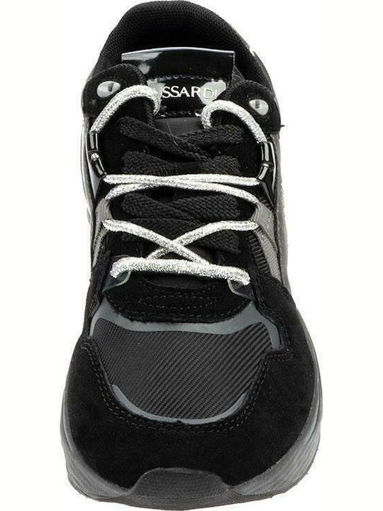 Damen Chunky Sneakers Schwarz