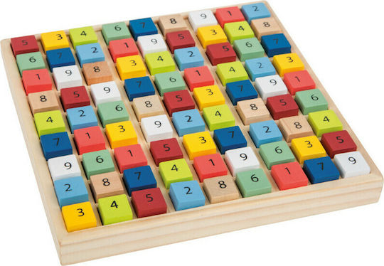 Small Foot Sudoku Εκπαιδευτικό Παιχνίδι Γράμματα & Αριθμοί από Ξύλο για 6+ Ετών