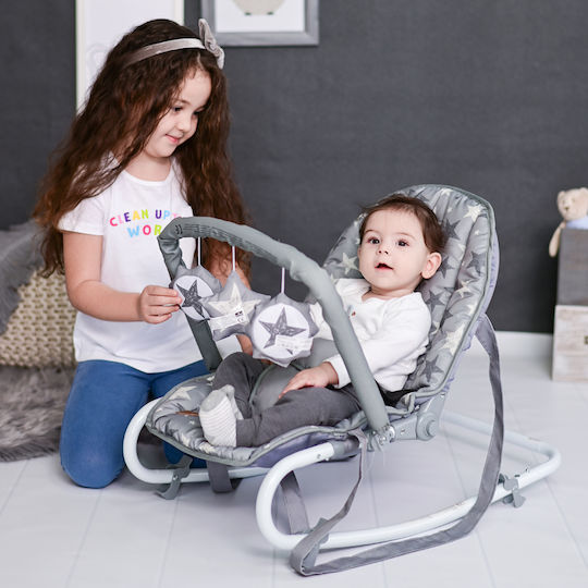 Lorelli Manual Relax pentru Bebeluși Eliza Tender Blue Fun pentru Copil până la 9kg