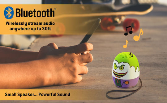 eKids Joker Ηχείο Bluetooth με Διάρκεια Μπαταρίας έως 3 ώρες Μωβ