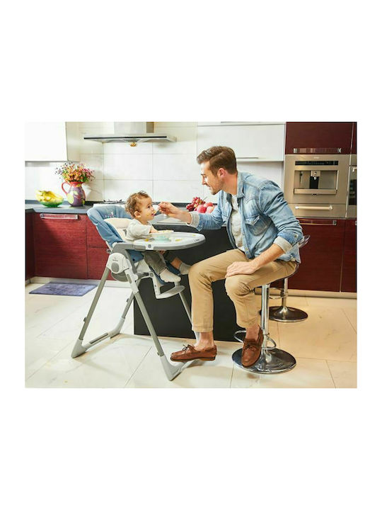 Renolux Vision Klappbarer Baby Hochstuhl mit Höhenverstellbar Terrakotta