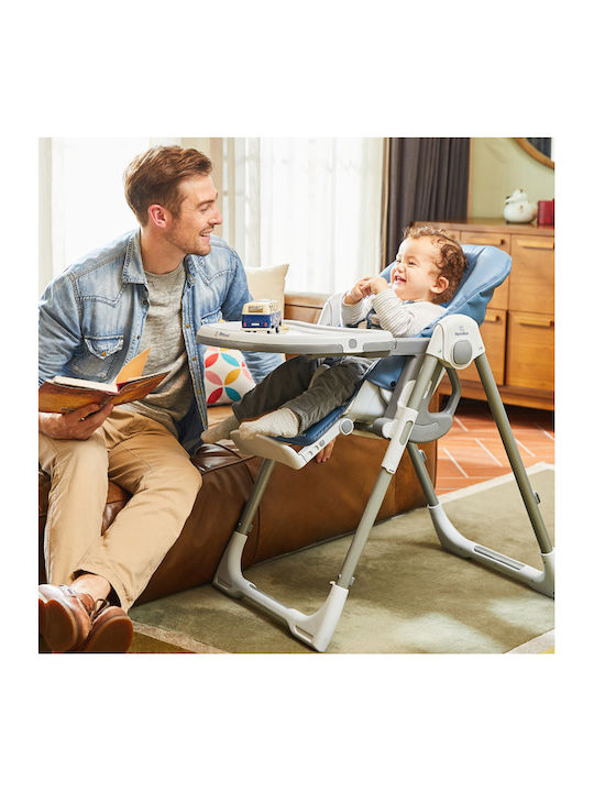 Renolux Vision Klappbarer Baby Hochstuhl mit Höhenverstellbar Terrakotta
