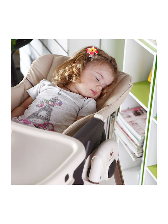 Renolux Vision Klappbarer Baby Hochstuhl mit Höhenverstellbar Terrakotta