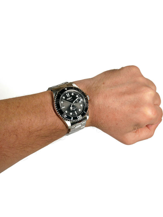Invicta Pro Diver Men's Watch 43mm Battery with Silver Metal Bracelet