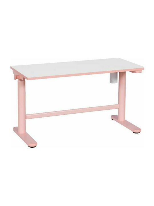 Action Kid Kids Desk made of Melamine White-Pink 100x50x89cm