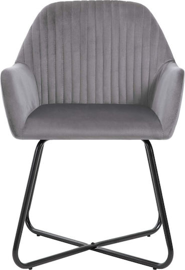 Stühle Speisesaal Gray 6Stück 61x61x84cm