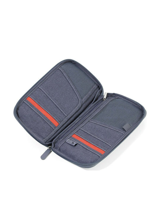 Men's Wallet Travel Gray