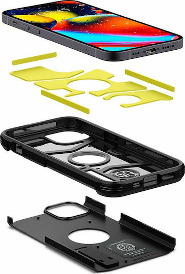 Spigen Tough Armor Back Cover Plastic / Silicone 2mm Black (iPhone 13)