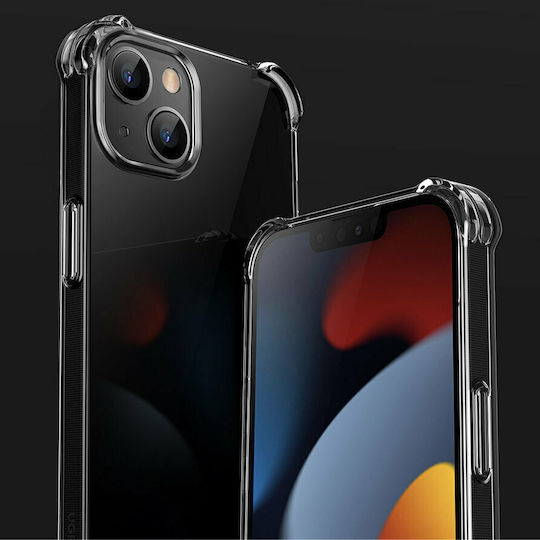 Ugreen Airbag Umschlag Rückseite Silikon mit Band Transparent (iPhone 13 Pro Max)