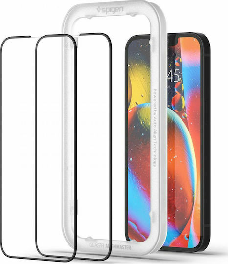 Spigen GLAS.tR ALIGNmaster Sticlă călită pe toată fața 2buc (iPhone 13 mini) AGL03398