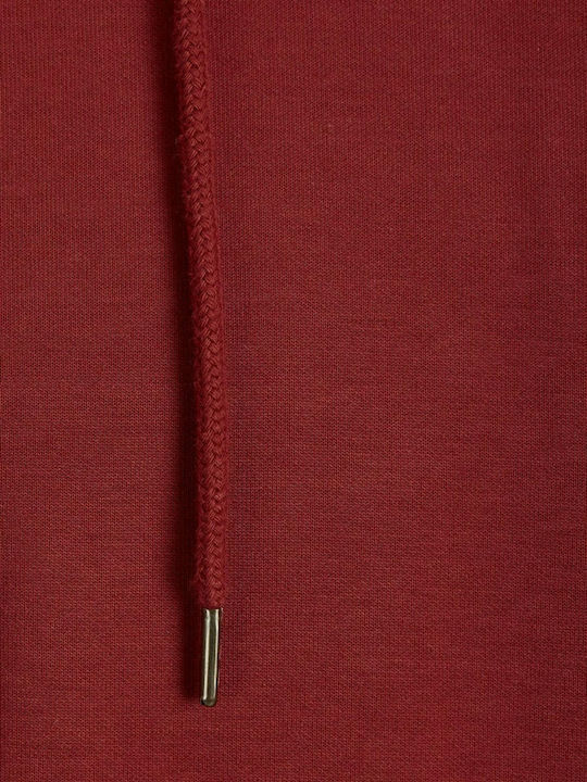 Sweatshirt with Hood Red