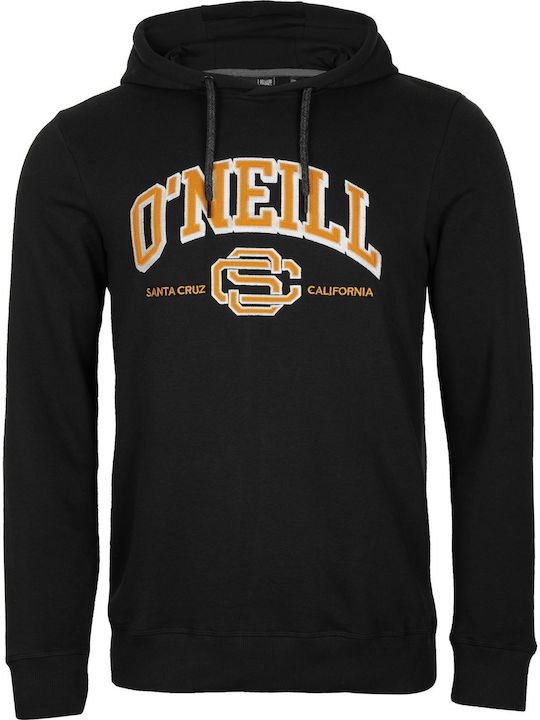 Surf State Sweatshirt with Hood Black