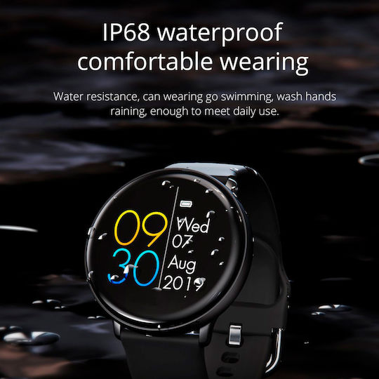 Colmi Sky 2 41mm Smartwatch με Παλμογράφο (Μαύρο)