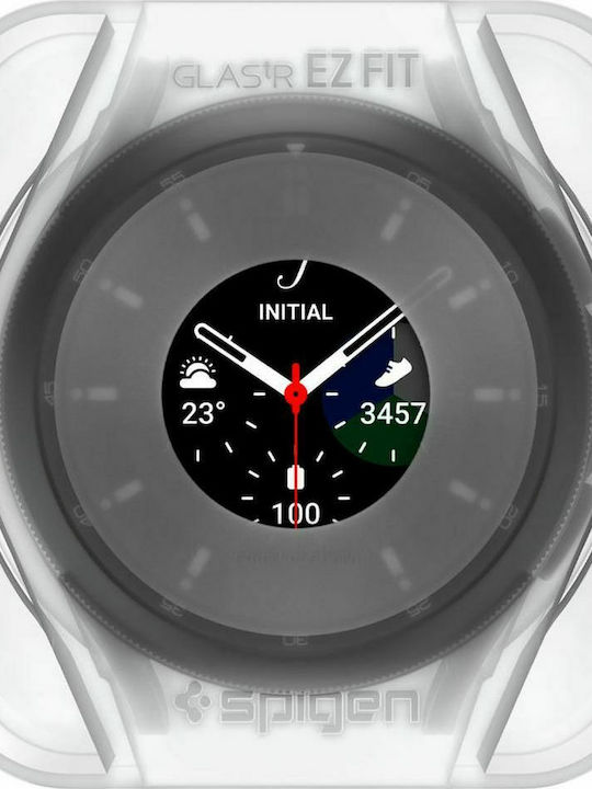 Spigen GLAS.tR EZ Fit Tempered Glass for the Galaxy Watch 4 Classic 42mm 2pcs AGL03747