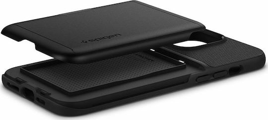 Spigen Slim Armor CS Back Cover Plastic 2mm with Card Slot Black (iPhone 13 Pro)