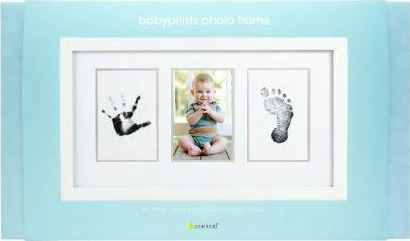 Pearhead Baby Imprint Frame made of Wood for Girl