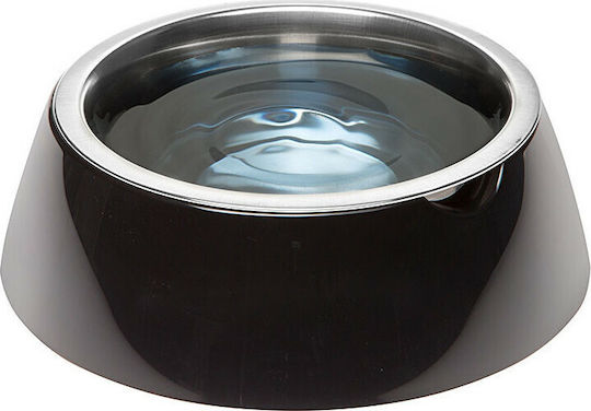 Ferplast Jolie Plastic Bowl Food & Water for Dog & Cat 500ml 17.1cm in Black Color