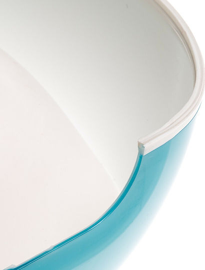 Ferplast Glam Kunststoff Schalen Futter & Wasser für Hund & Katze auf Basis von 750ml in Blau Farbe