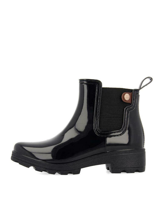 Women's Short Wellies Black