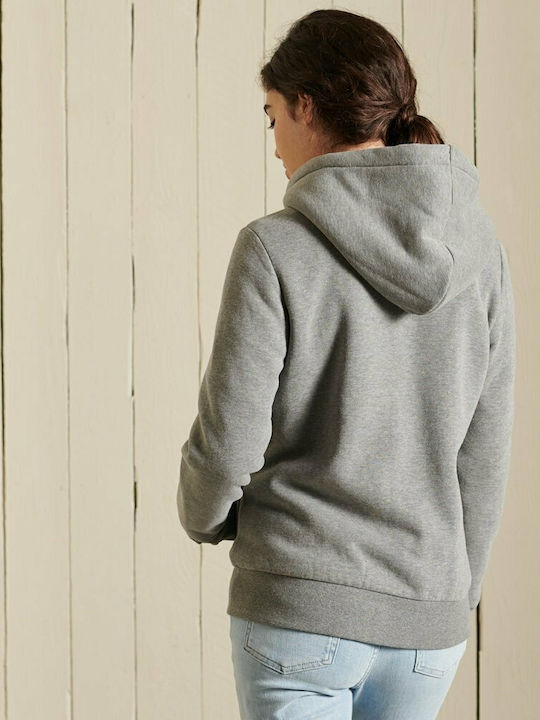 Pride In Craft Women's Sweatshirt Jacket Hooded Gray