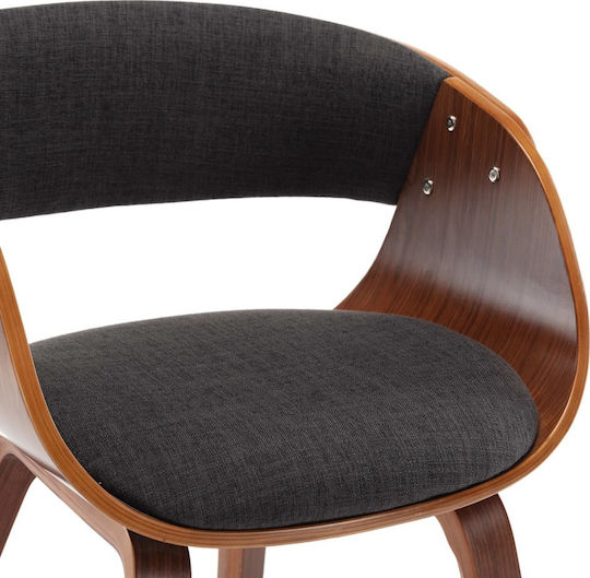 Stühle Speisesaal Grey / Brown 4Stück 53x52x70cm