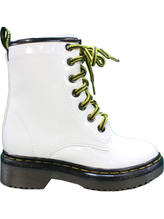 Children's white boots 22-002