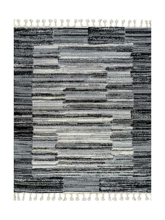 Madi Street με Κρόσια 165x230cm Grey
