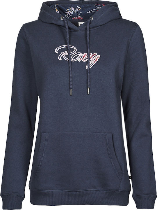 Right On Time Women's Sweatshirt Hooded Navy Blue