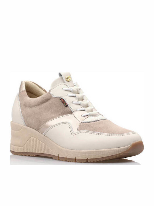 Damen Anatomisch Sneakers Beige
