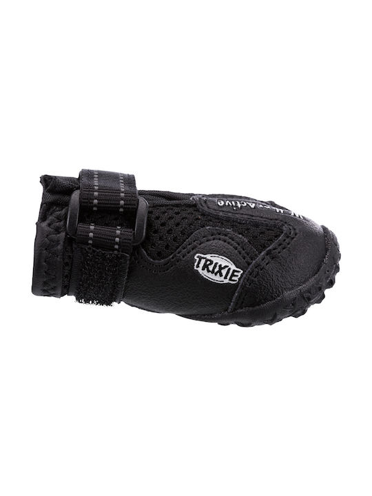 Trixie Walker Active Shoes Dog with Velcro Black 2 pieces in Black Color