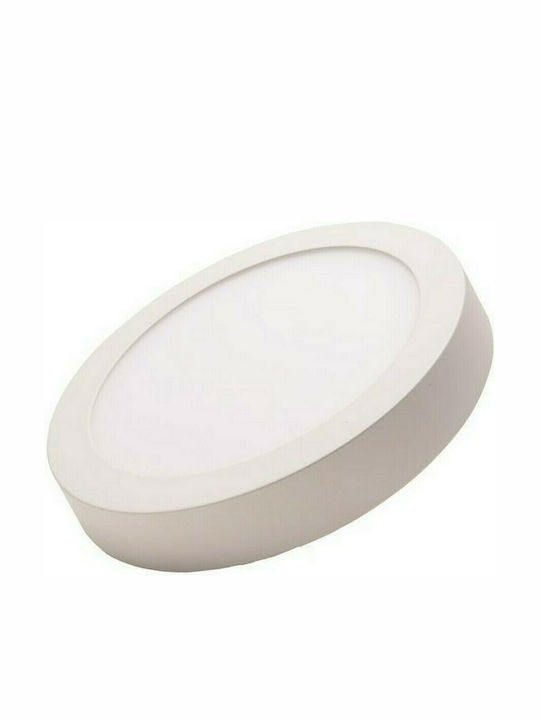 Eurolamp Round Outdoor LED Panel 24W with Warm White Light 3000K 22.5cm