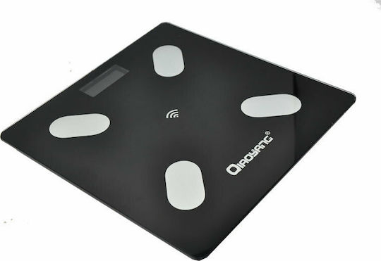 Qiaoyang Smart Bathroom Scale with Body Fat Counter Black