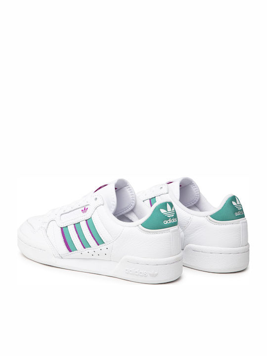 Continental 80 Γυναικεία Sneakers Cloud White / Glory Green / Sonic Fuchsia