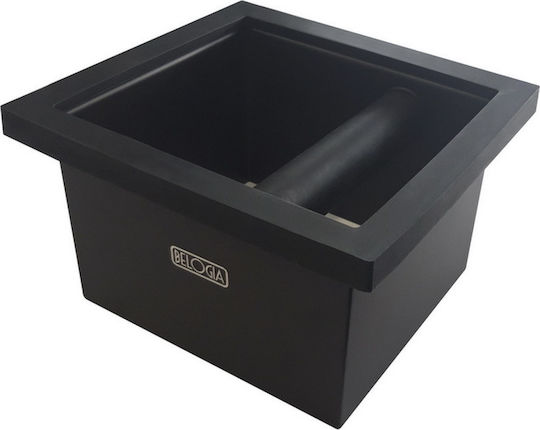 Belogia Stainless Steel Knock Box 20x15x9cm