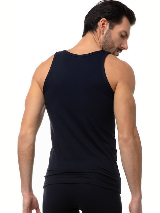 Men's Undershirts Sleeveless Marine 2Pack