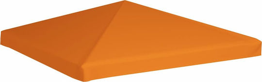 vidaXL Square Cover for Kiosk Orange with PVC Coating 3x3m 310gr/m²