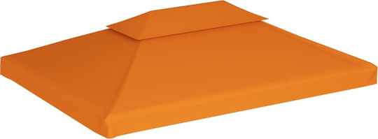 vidaXL Gazebo Cover 310gr/m² Brown with PVC Coating 3x4m