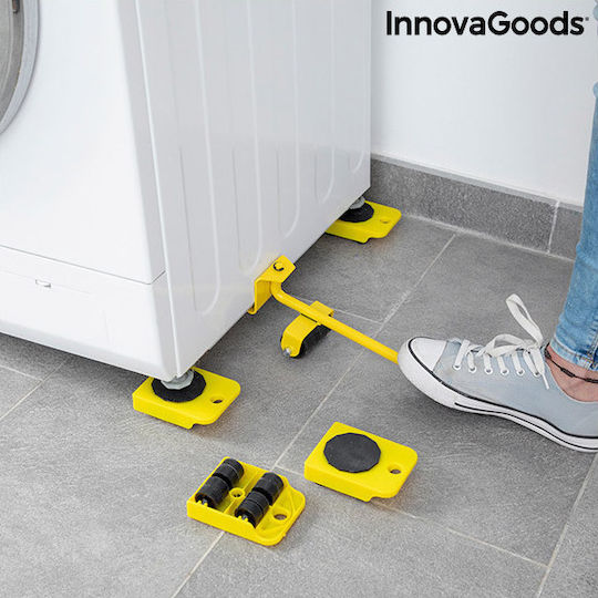 InnovaGoods Sistem de Transport pentru Mobilă pentru o Încărcătură cu Greutate de până la 150kg în Culorea Galben