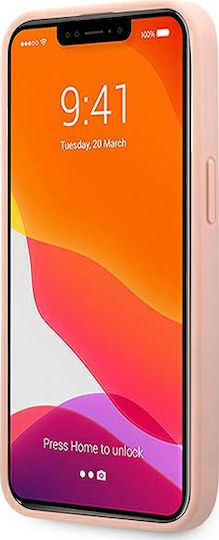 Guess Saffiano Stripe Back Cover Πλαστικό Ροζ (iPhone 13 Pro Max)
