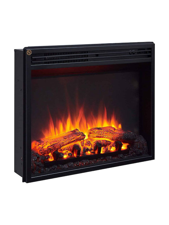 Richen Ektoras De podea Șemineu electric 2000W 101x88.3cm Negru