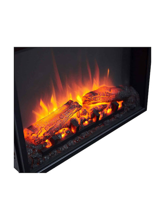 Richen Ektoras De podea Șemineu electric 2000W 101x88.3cm Negru