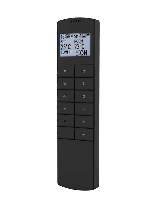 Richen Iraklis Boden Elektrischer Kamin 2000W 141x88cm Weiß