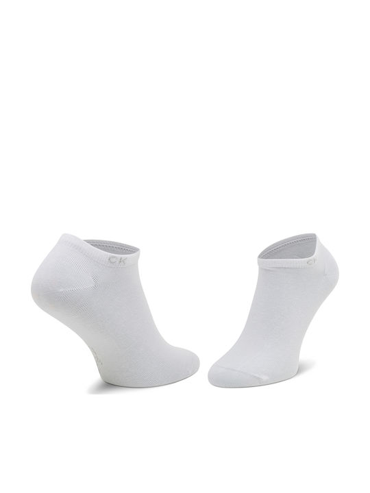 Calvin Klein Herren Einfarbige Socken Weiß 2Pack Calvin Klein Herren Einfarbige Socken Weiß 2Pack