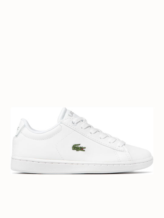 Lacoste Παιδικό Sneaker Carnaby Evo για Κορίτσι Λευκό