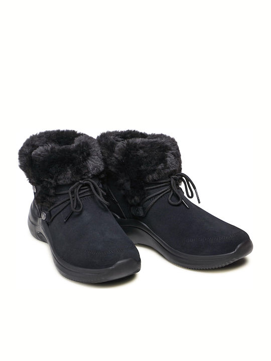 Go Midtown So Plush Leather Women's Chelsea Boots Black