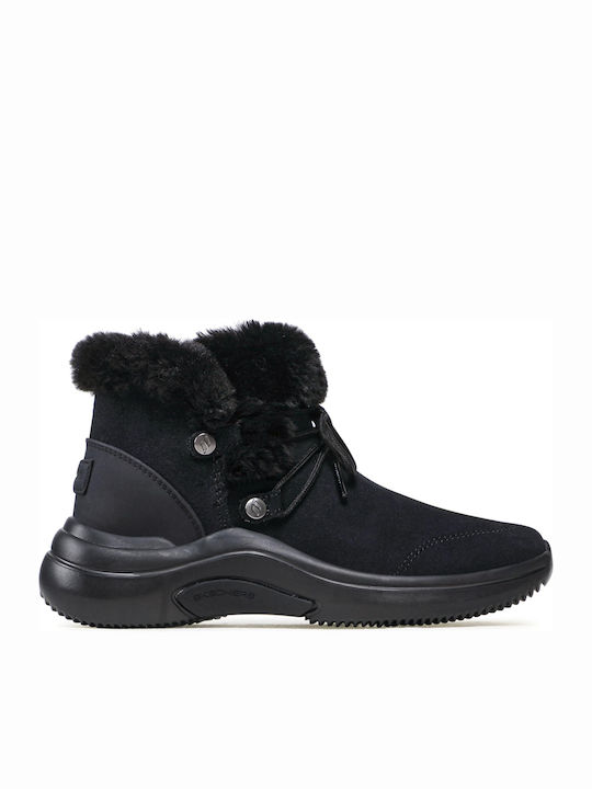 Go Midtown So Plush Leather Women's Chelsea Boots Black
